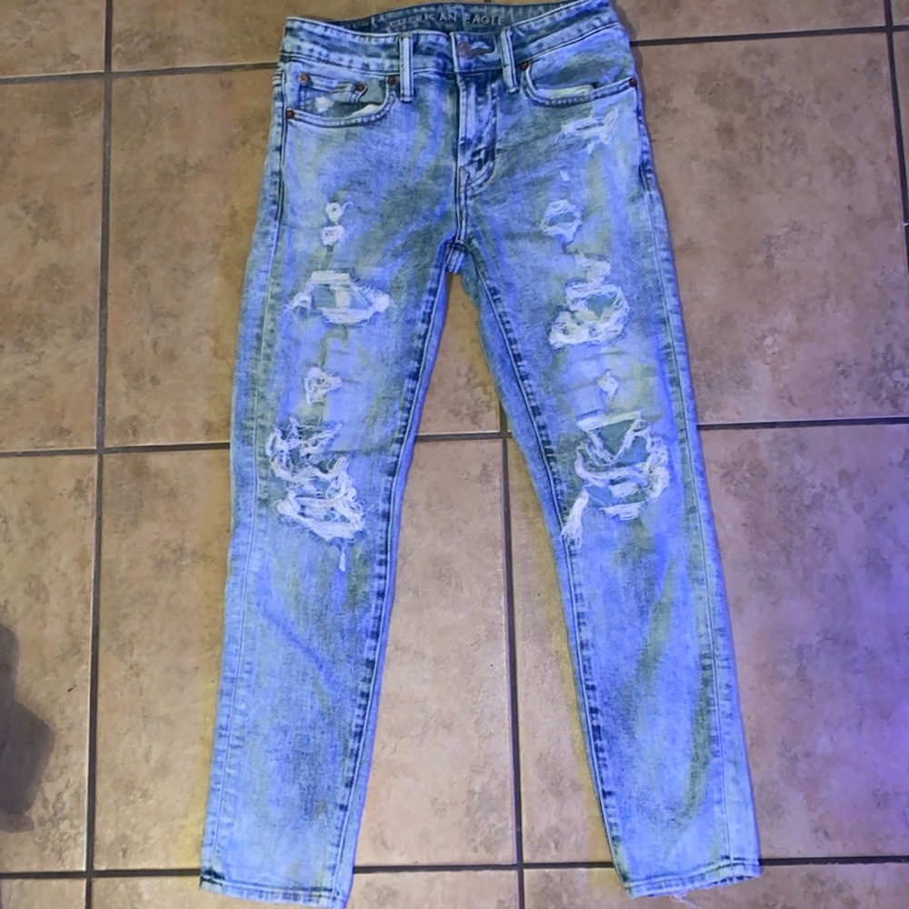 Ripped skinny jeans, American eagle, Men’s- 28x28